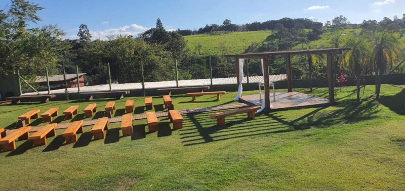 Evento corporativo na Chácara Jundiaí